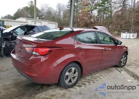 2015 Hyundai Elantra Se z USA, uszkodzony, nr VIN 5NPDH4AE0FH580678